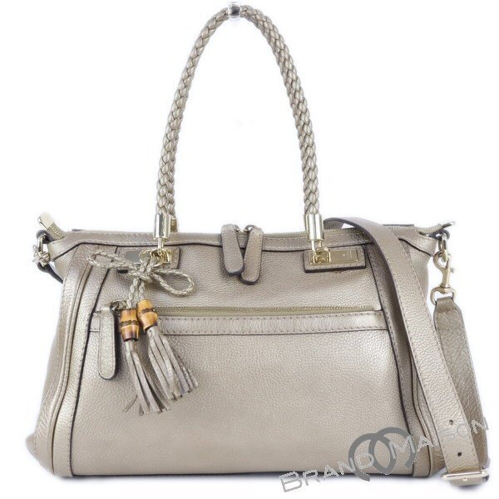 Gucci Bella Shoulder Handbag Gold GUCCI